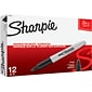 Sharpie Super Permanent Marker, Fine Tip, Black, Dozen (33001)