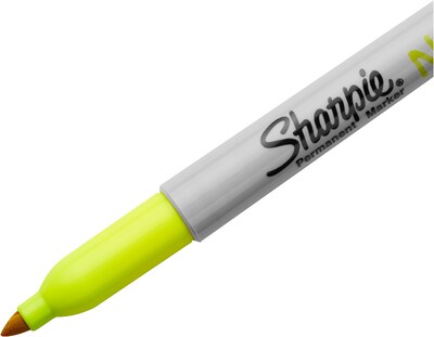 Sharpie Fine-Point Permanent Markers, Assorted Neon - 5 pack