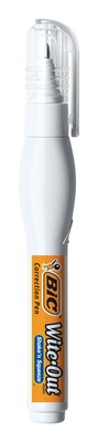 BIC Wite-Out Shake 'N Squeeze Correction Pen, White (50694/WOSQPP11)