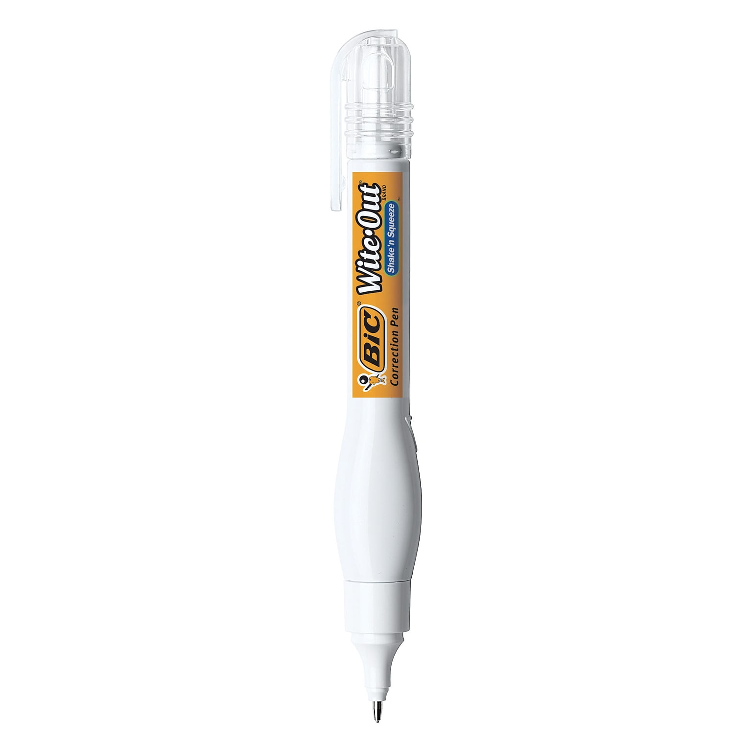 BIC Wite-Out Shake N Squeeze Correction Pen, White (50694/WOSQPP11)