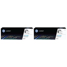 HP 410A Black, Standard Yield Toner Cartridges, 2/Pack