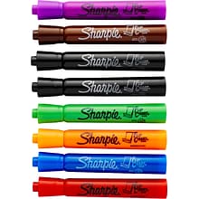 Sharpie Flip Chart Permanent Marker, Bullet Tip, Assorted, 8/Pack (22480)