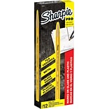 Sharpie Peel-Off China Marker, Yellow, Dozen (02083)