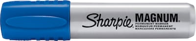 Sharpie Magnum Permanent Marker, XL Chisel Tip, Blue (44003)