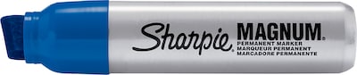 Sharpie Magnum Permanent Markers, Chisel Tip, Black, (Pack of 12) :  : Stationery & Office Supplies