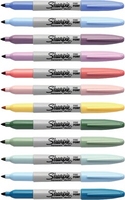 Sharpie Mystic Gems Permanent Markers, Fine Tip, Assorted, 24/Pack (2136727)