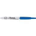 Sharpie Retractable Permanent Markers, Ultra Fine Tip, Blue, 12/Pack (1735792)