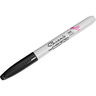 Sharpie Pink Ribbon - Marker - permanent - black - fine (pack of 36)