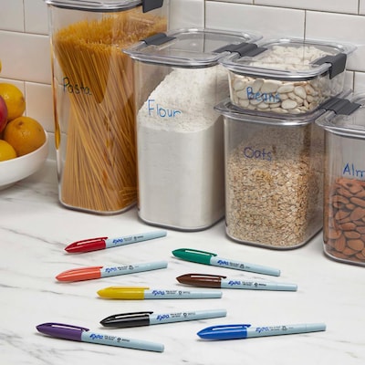 Expo Vis-à-Vis Wet Erase Markers, Fine Tip, Assorted Colors, 4/Pack (16074/2134341)