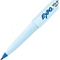 Expo Vis-à-Vis Wet Erase Markers, Fine Point, Blue, 12/Pack (16003)