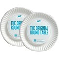 Perk™ Economy Paper Plates, 9, White, 100/Pack, 2ea