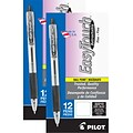 Pilot EasyTouch Retractable Ballpoint Pens, Fine Point, Black Ink, Dozen, 2ea