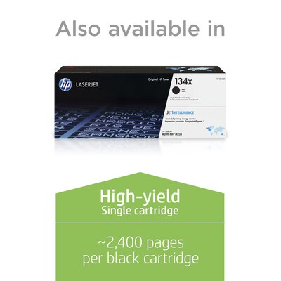 HP 134A Black Standard Yield Toner Cartridge (W1340A)