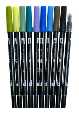 Tombow Dual Brush Pen - 476 - Cyan