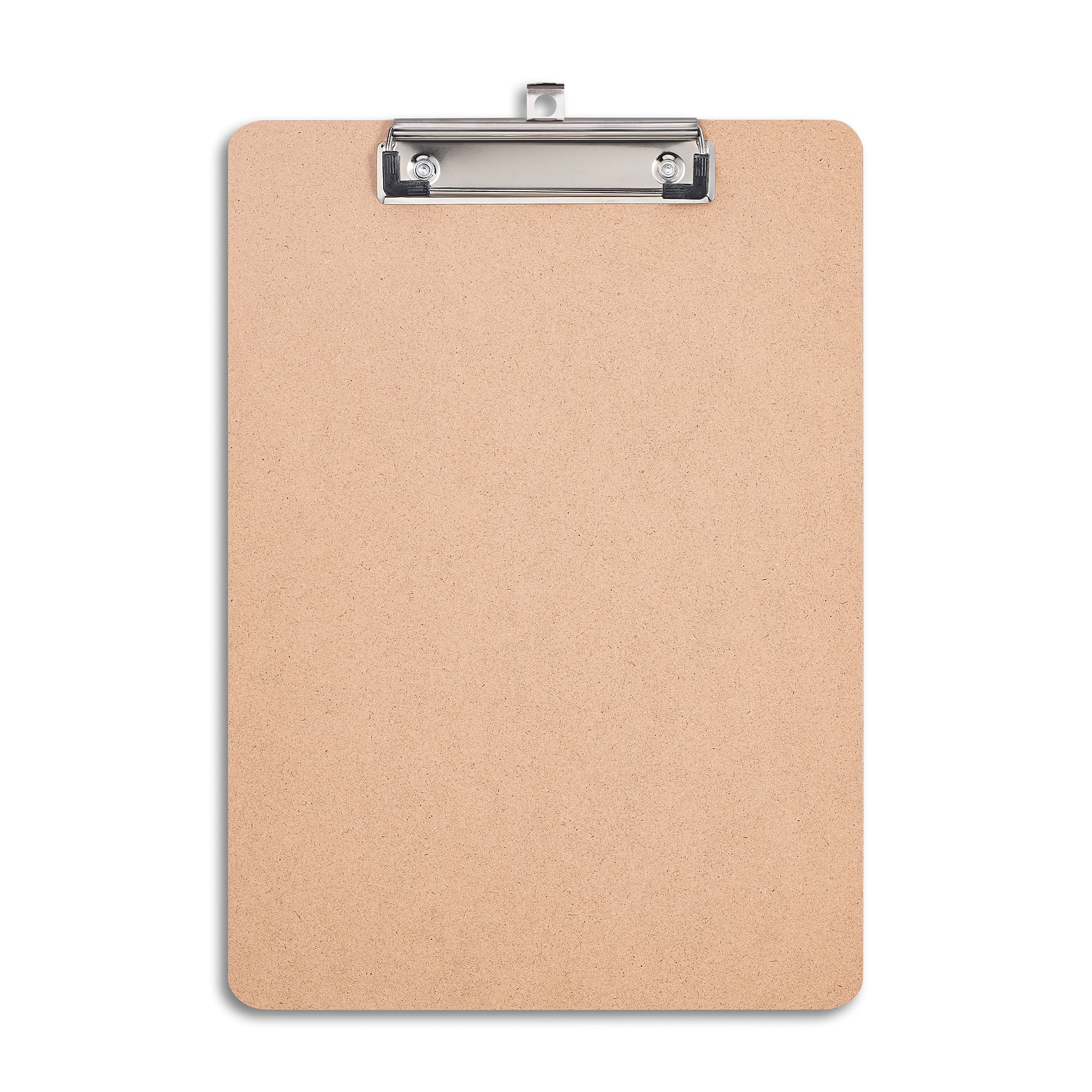 Staples Hardboard Clipboard, Letter Size, Brown (44292)