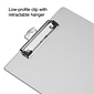 Staples Aluminum Clipboard, 9"x15.5", Legal Size, Silver (28524)