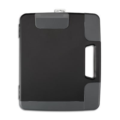 Plastic Storage Clipboard, Letter Size, Black (28541)