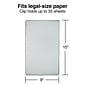 Quill Brand® Aluminum Clipboard, Legal, Silver, 8.5" x 14", 1/PK
