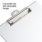 Staples® Aluminum Clipboard; Letter Size, Silver , 9" x 12", 1/PK