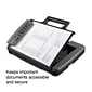 Staples® Portable Clipboard with Calculator; Heavy Duty, Black, 11 3/4" x 14 1/2" x 1 1/2", 1/PK
