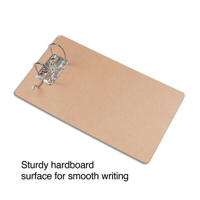 Staples Archboard Wood Clipboard, Legal size, Brown (44295) | Quill