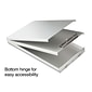 Quill Brand® Aluminum Clipboard, Memo, Silver, 10" x 6-1/4" x 1-1/8", 1/Pk