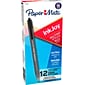 Paper Mate InkJoy 100RT Retractable Ballpoint Pen, Medium Point, Black Ink, Dozen (1803472)