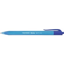 Paper Mate InkJoy 100 RT Retractable Ballpoint Pen, Medium Point, Blue Ink, Dozen (1803473)