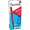 Paper Mate InkJoy 100 Retractable Ballpoint Pen, Medium Point, Red Ink, 12/Pack (1951252)