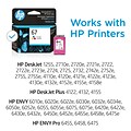 HP 67 Tri-Color Standard Yield Ink Cartridge (3YM55AN#140), print up to 100 pages