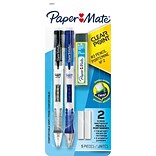 Paper Mate Clearpoint Starter Mechanical Pencils, No. 2 Medium Lead, 2/Pack (34666PP)