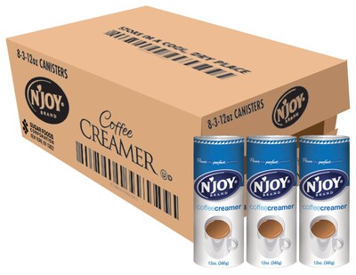 NJoy Powdered Creamer, 12 oz., 24/Carton (51240/94253)