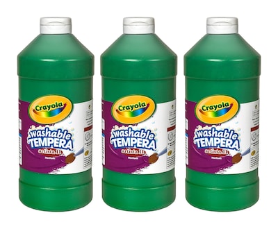 Crayola Artista Ii Liquid Tempera Paint Green 32 Oz. [Pack Of 3] (3PK-54-3132-044)