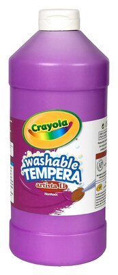 Crayola Artista Ii Liquid Tempera Paint Violet 32 Oz. [Pack Of 3] (3PK-54-3132-040)