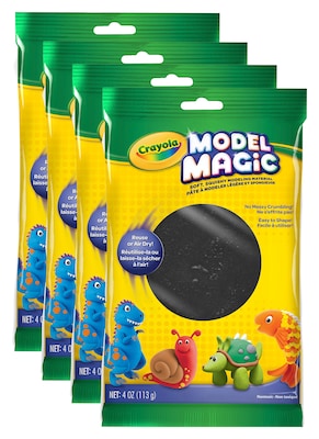 Crayola Model Magic Black 4 Oz. Each [Pack Of 4] (4PK-57-4451)