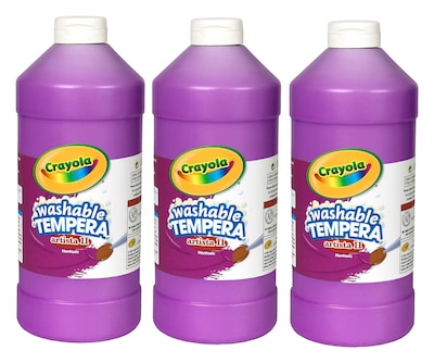 Crayola Artista Ii Liquid Tempera Paint Violet 32 Oz. [Pack Of 3] (3PK-54-3132-040)