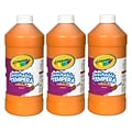 Crayola Artista Ii Liquid Tempera Paint Orange 32 Oz. [Pack Of 3] (3PK-54-3132-036)