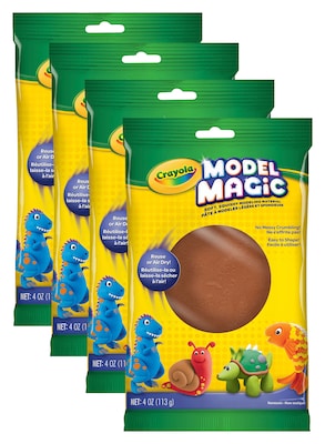 Crayola Model Magic Earth Tone 4 Oz. Each [Pack Of 4] (4PK-57-4459)