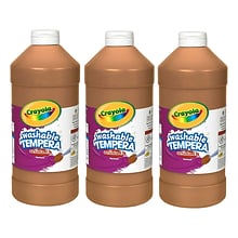 Crayola Artista Ii Liquid Tempera Paint Brown 32 Oz. [Pack Of 3] (3PK-54-3132-007)