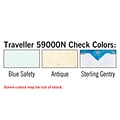 Custom Traveler, Business Size Portable Checks, 2 Ply/Duplicate, 1 Color Printing, 8.25 x 3, 40/Pa