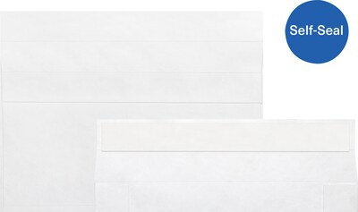 Quill Brand Easy Close Tyvek Self Seal Catalog Envelope, 12 x 16 x 4, White, 50/Box (NULL)