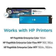 HP 982X Cyan High Yield Ink Cartridge (T0B27A)