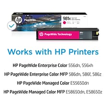 HP 981X Magenta High Yield Ink Cartridge (L0R10A)