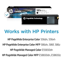 HP 981X Black High Yield Ink Cartridge (L0R12A)