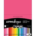 Astrodesigns Creative 65 lb. Cardstock Paper, 8.5 x 11, Assorted Colors, 72 Sheets/Pack (46407-03)