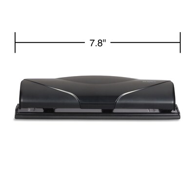 Staples Mini 3-Hole Punch, 6 Sheet Capacity, Black (21419-CC)