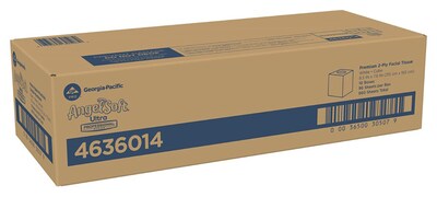 Angel Soft Ultra Professional Series Standard Facial Tissues, 2-Ply, 125 Sheets/Box, 10 Boxes/Pack (4836014)