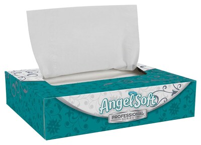 Angel Soft Professional Series Standard Facial Tissue, 2-Ply, 50 Sheets/Box, 60/Carton (48550)