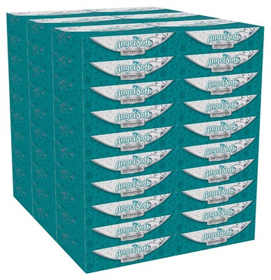 Angel Soft Professional Series Standard Facial Tissue, 2-Ply, 50 Sheets/Box, 60/Carton (48550)