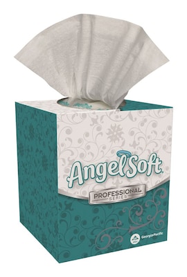 Angel Soft Professional Series  Facial Tissue, 2-ply, 96 Tissues/Box (46580)